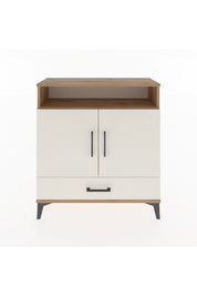 Arges Şifonyer 3 Raflı Tek Çekmeceli 2 Kapaklı 88x30x96 - S04M066V7A