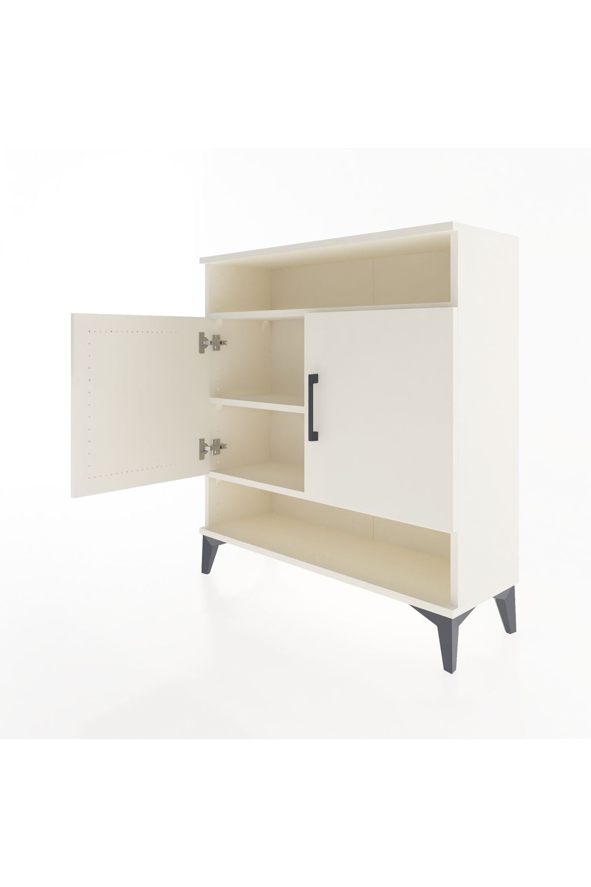 Arges Şifonyer 3 Raflı 2 Kapaklı 88x30x96 - S04M067V1A