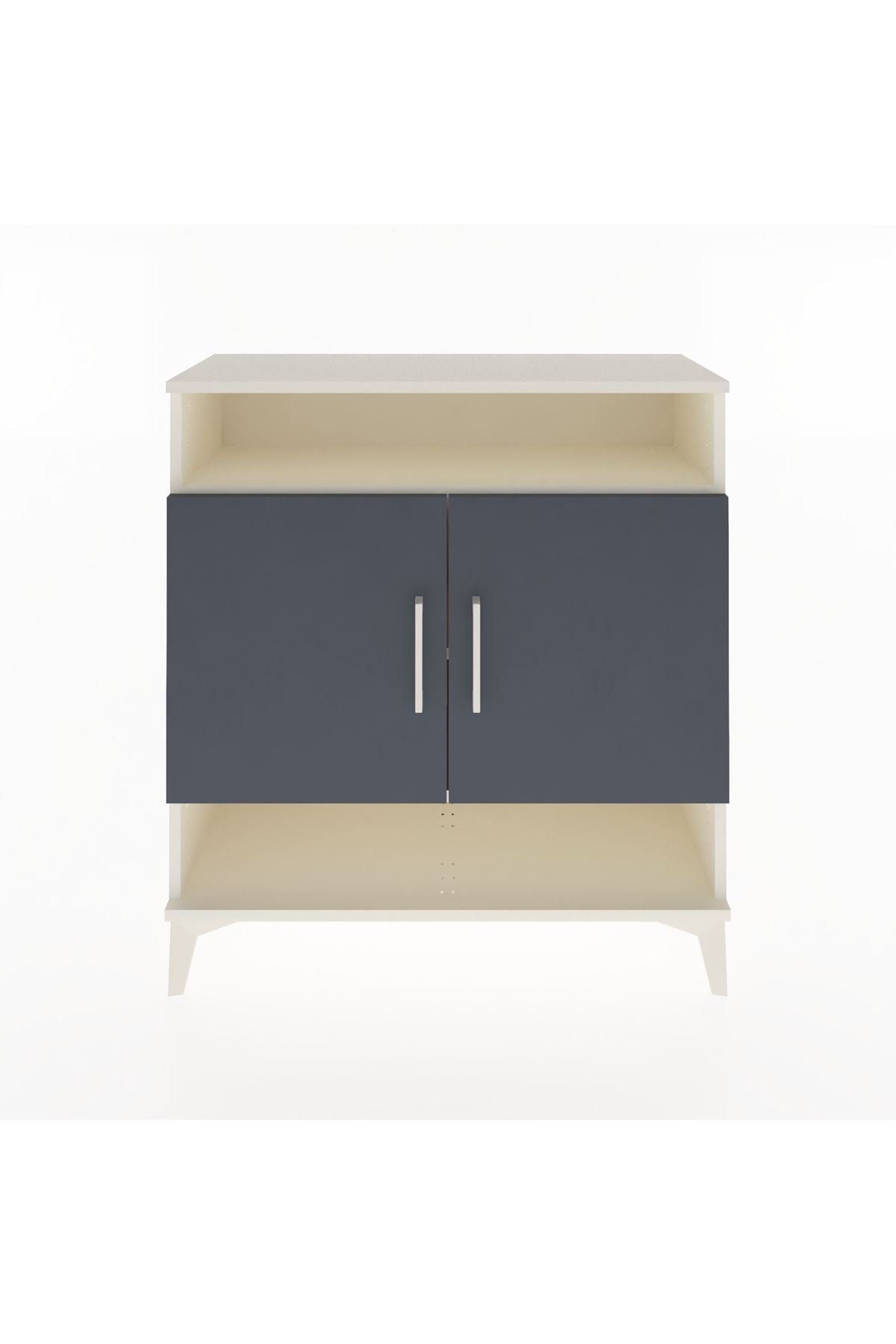 Arges Şifonyer 3 Raflı 2 Kapaklı 88x30x96 - S04M067V2A
