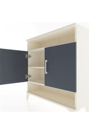 Arges Şifonyer 3 Raflı 2 Kapaklı 88x30x96 - S04M067V2A
