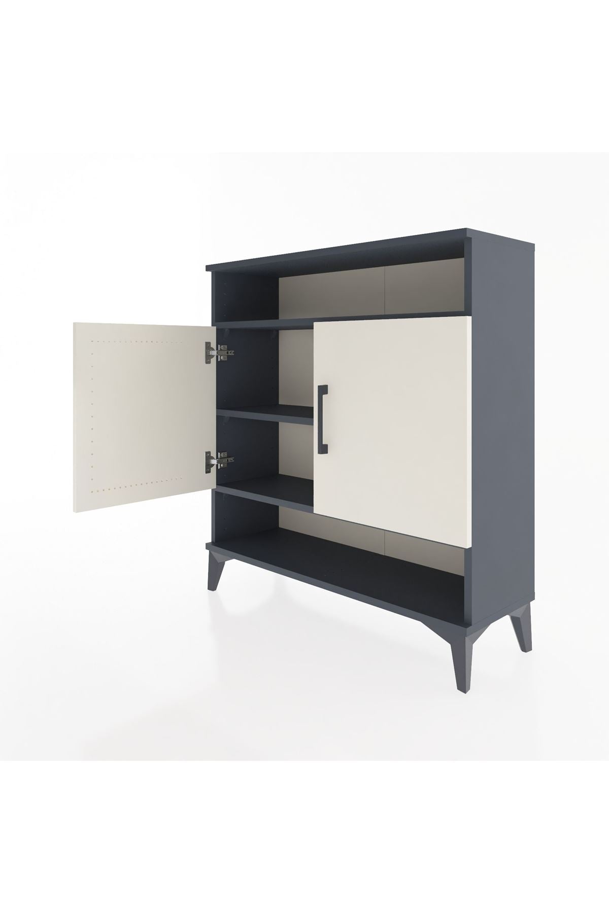 Arges Şifonyer 3 Raflı 2 Kapaklı 88x30x96 - S04M067V4A