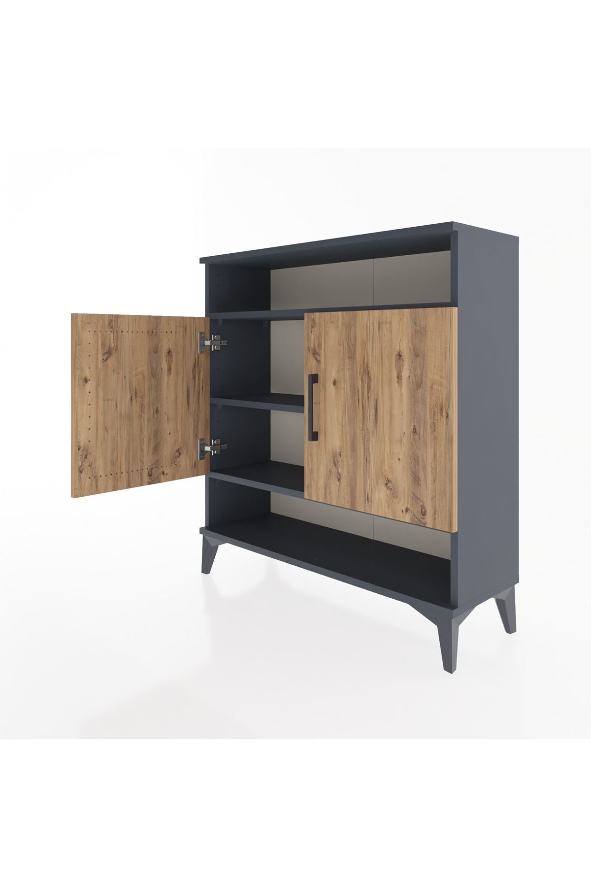 Arges Şifonyer 3 Raflı 2 Kapaklı 88x30x96 - S04M067V6A