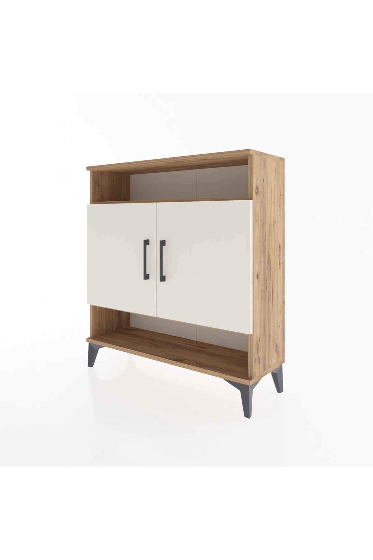 Arges Şifonyer 3 Raflı 2 Kapaklı 88x30x96 - S04M067V7A