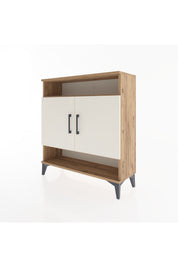 Arges Şifonyer 3 Raflı 2 Kapaklı 88x30x96 - S04M067V7A