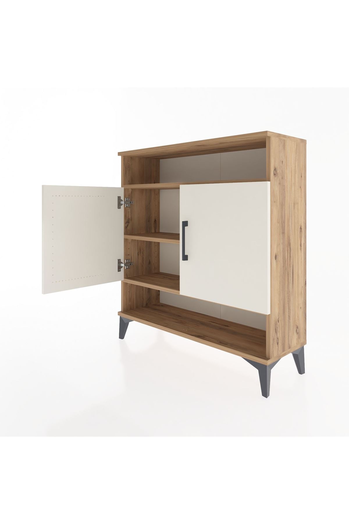Arges Şifonyer 3 Raflı 2 Kapaklı 88x30x96 - S04M067V7A
