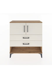 Arges Şifonyer 2 Raflı 2 Çekmeceli 2 Kapaklı 88x30x96 - S04M030V7A