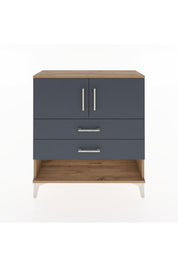 Arges Şifonyer 2 Raflı 2 Çekmeceli 2 Kapaklı 88x30x96 - S04M030V8A