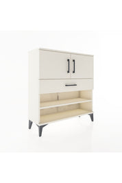 Arges Şifonyer 3 Raflı Tek Çekmeceli 2 Kapaklı 88x30x96 - S04M031V1A