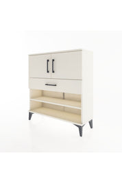 Arges Şifonyer 3 Raflı Tek Çekmeceli 2 Kapaklı 88x30x96 - S04M031V1A