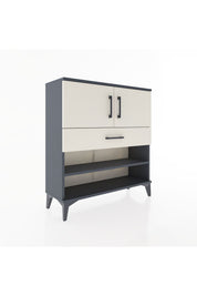 Arges Şifonyer 3 Raflı Tek Çekmeceli 2 Kapaklı 88x30x96 - S04M031V4A