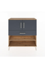Arges Şifonyer 3 Raflı Tek Çekmeceli 2 Kapaklı 88x30x96 - S04M031V8A