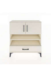 Arges Şifonyer 4 Raflı Tek Çekmeceli 2 Kapaklı 88x30x96 - S04M032V1A