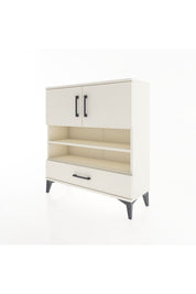 Arges Şifonyer 4 Raflı Tek Çekmeceli 2 Kapaklı 88x30x96 - S04M032V1A