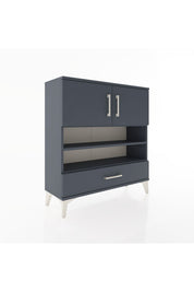 Arges Şifonyer 4 Raflı Tek Çekmeceli 2 Kapaklı 88x30x96 - S04M032V5A