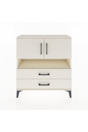 Arges Şifonyer 3 Raflı 2 Çekmeceli 2 Kapaklı 88x30x96 - S04M033V1A
