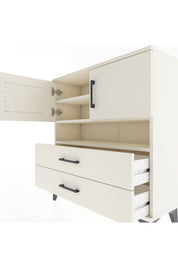Arges Şifonyer 3 Raflı 2 Çekmeceli 2 Kapaklı 88x30x96 - S04M033V1A