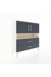 Arges Şifonyer 3 Raflı 2 Çekmeceli 2 Kapaklı 88x30x96 - S04M033V2A