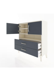 Arges Şifonyer 3 Raflı 2 Çekmeceli 2 Kapaklı 88x30x96 - S04M033V2A
