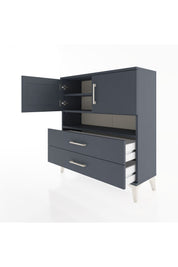 Arges Şifonyer 3 Raflı 2 Çekmeceli 2 Kapaklı 88x30x96 - S04M033V5A