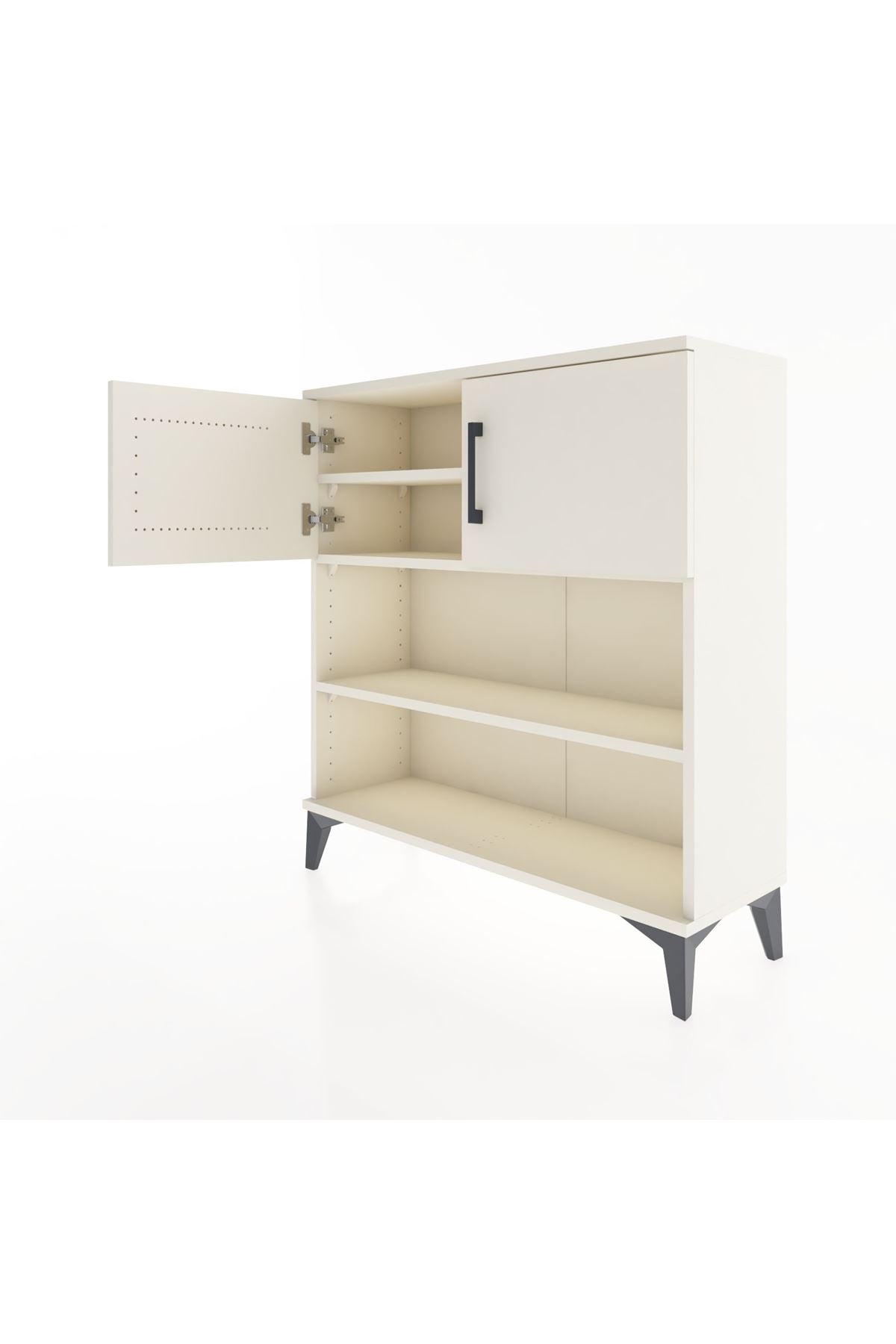 Arges Şifonyer 3 Raflı 2 Kapaklı 88x30x96 - S04M034V1A