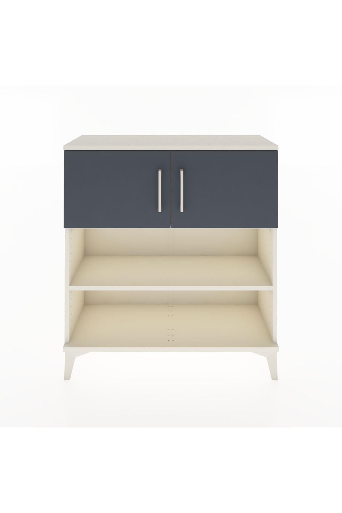 Arges Şifonyer 3 Raflı 2 Kapaklı 88x30x96 - S04M034V2A