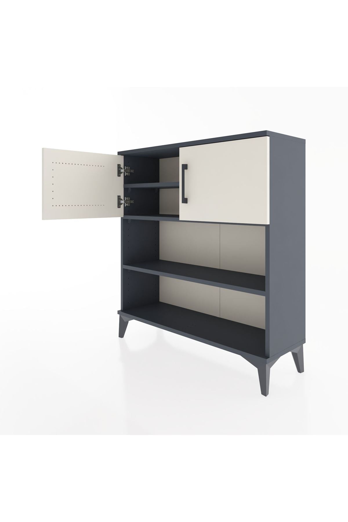 Arges Şifonyer 3 Raflı 2 Kapaklı 88x30x96 - S04M034V4A