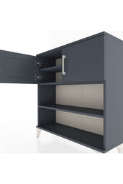 Arges Şifonyer 3 Raflı 2 Kapaklı 88x30x96 - S04M034V5A