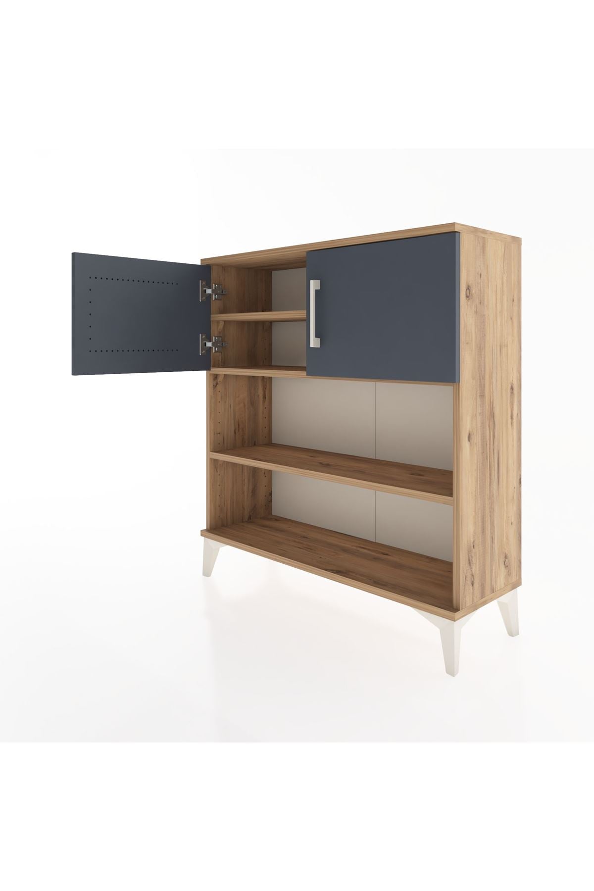 Arges Şifonyer 3 Raflı 2 Kapaklı 88x30x96 - S04M034V8A