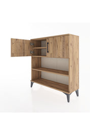 Arges Şifonyer 3 Raflı 2 Kapaklı 88x30x96 - S04M034V9A