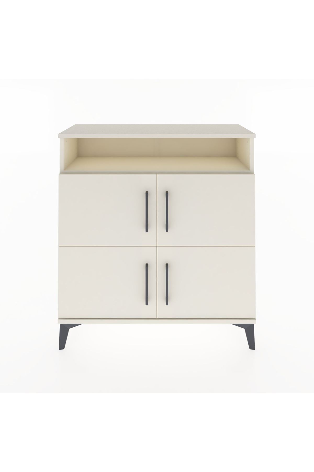 Arges Şifonyer 4 Raflı 4 Kapaklı 88x30x96 - S04M035V1A