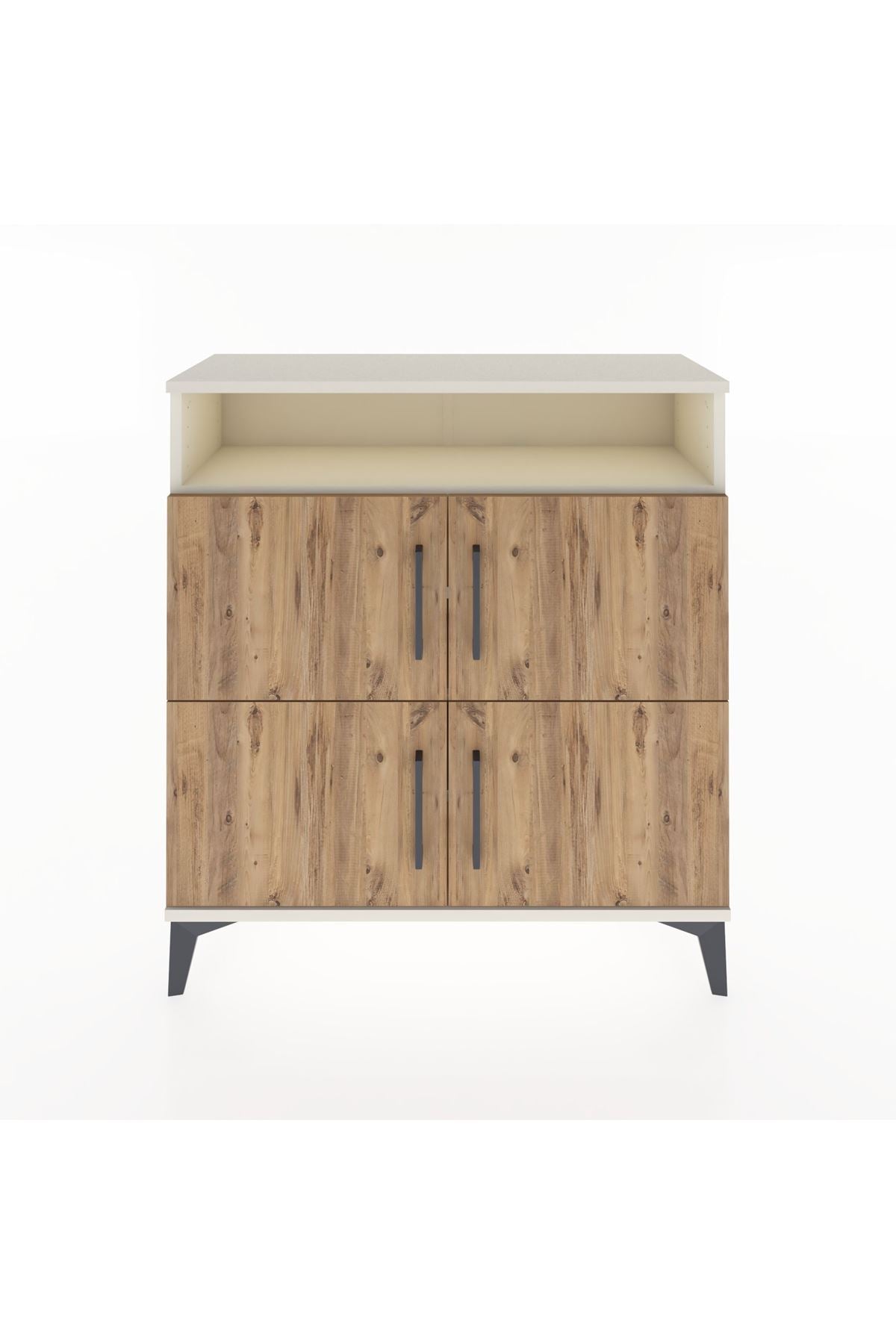 Arges Şifonyer 4 Raflı 4 Kapaklı 88x30x96 - S04M035V3A