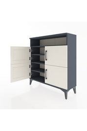 Arges Şifonyer 4 Raflı 4 Kapaklı 88x30x96 - S04M035V4A