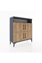 Arges Şifonyer 4 Raflı 4 Kapaklı 88x30x96 - S04M035V6A