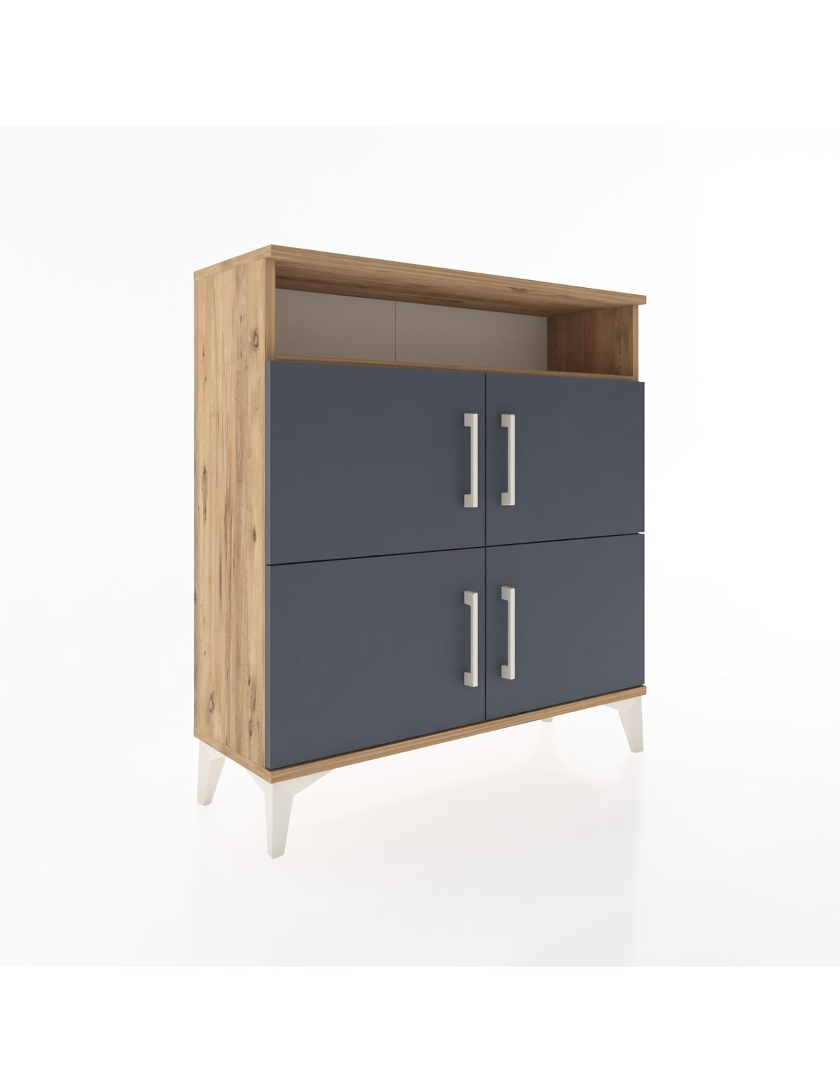 Arges Şifonyer 4 Raflı 4 Kapaklı 88x30x96 - S04M035V8A