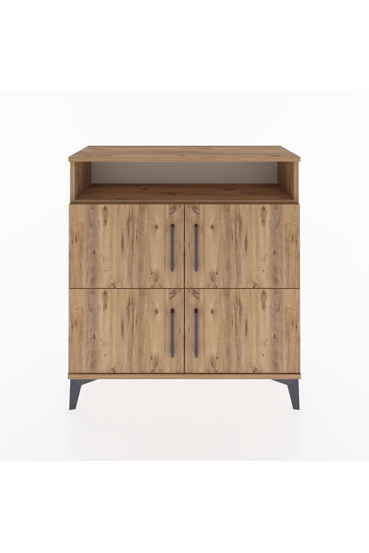 Arges Şifonyer 4 Raflı 4 Kapaklı 88x30x96 - S04M035V9A