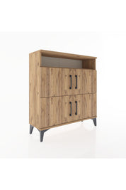 Arges Şifonyer 4 Raflı 4 Kapaklı 88x30x96 - S04M035V9A