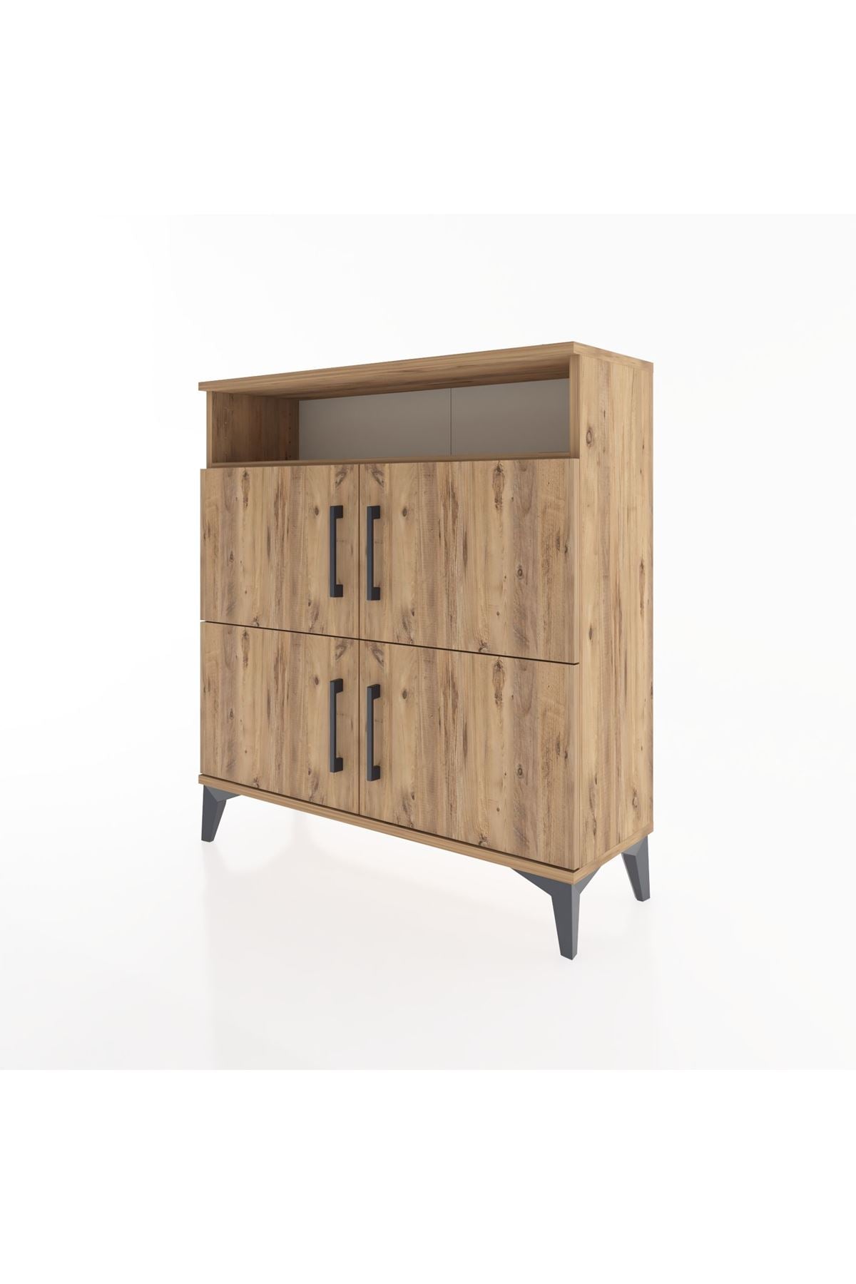 Arges Şifonyer 4 Raflı 4 Kapaklı 88x30x96 - S04M035V9A