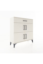 Arges Şifonyer 3 Raflı Tek Çekmeceli 4 Kapaklı 88x30x96 - S04M036V1A
