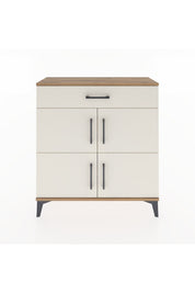 Arges Şifonyer 3 Raflı Tek Çekmeceli 4 Kapaklı 88x30x96 - S04M036V7A