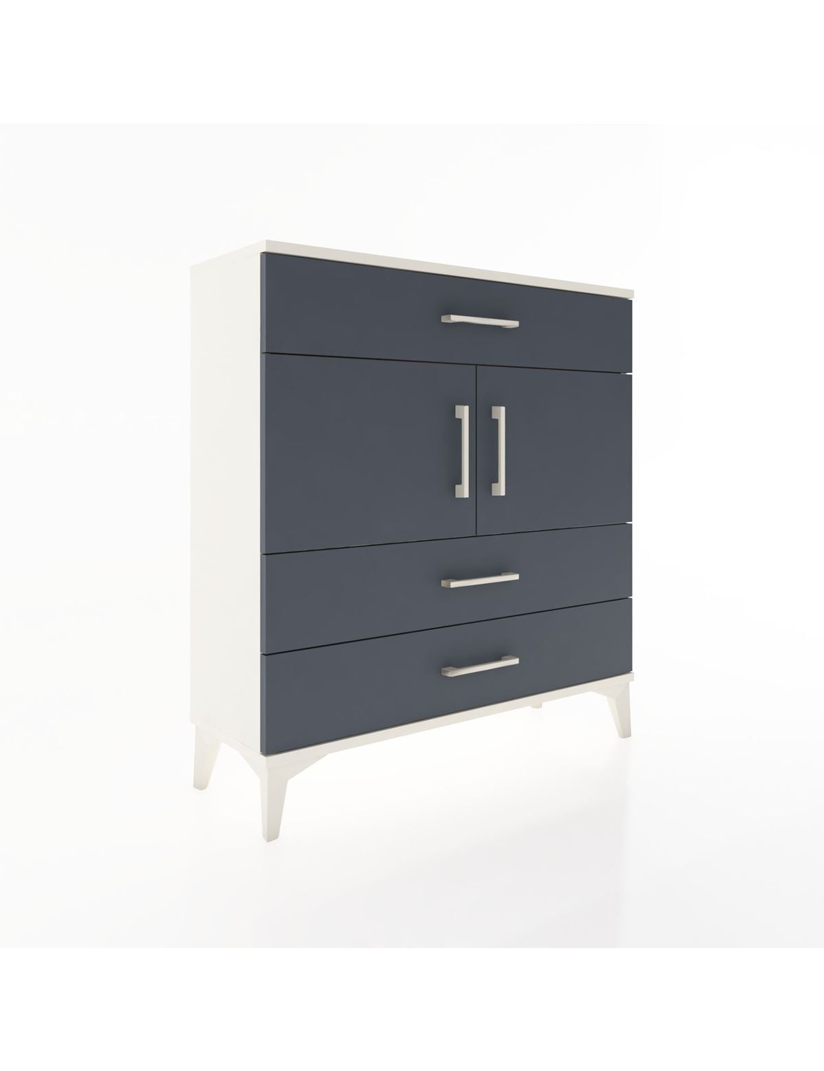 Arges Şifonyer 2 Raflı 3 Çekmeceli 2 Kapaklı 88x30x96 - S04M037V2A