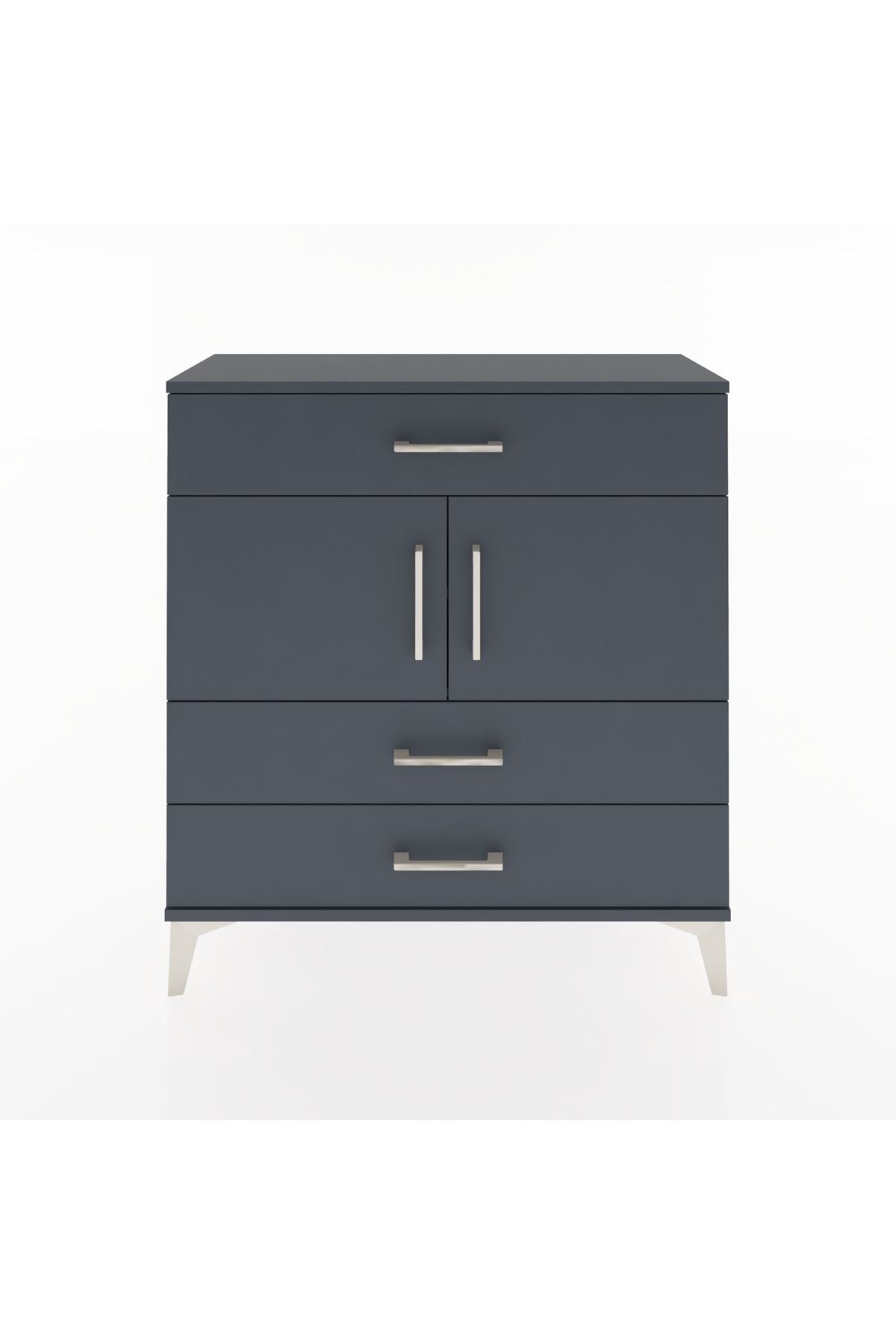 Arges Şifonyer 2 Raflı 3 Çekmeceli 2 Kapaklı 88x30x96 - S04M037V5A