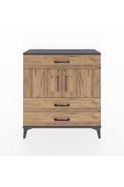Arges Şifonyer 2 Raflı 3 Çekmeceli 2 Kapaklı 88x30x96 - S04M037V6A