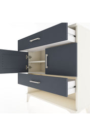 Arges Şifonyer 2 Raflı 2 Çekmeceli 2 Kapaklı 88x30x96 - S04M038V2A