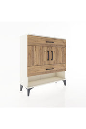 Arges Şifonyer 2 Raflı 2 Çekmeceli 2 Kapaklı 88x30x96 - S04M038V3A