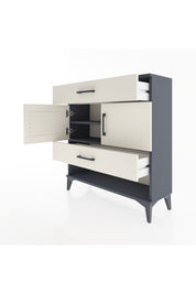 Arges Şifonyer 2 Raflı 2 Çekmeceli 2 Kapaklı 88x30x96 - S04M038V4A