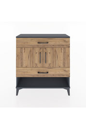 Arges Şifonyer 2 Raflı 2 Çekmeceli 2 Kapaklı 88x30x96 - S04M038V6A