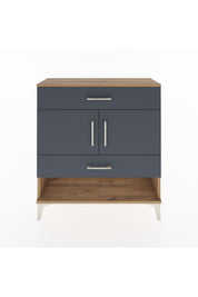 Arges Şifonyer 2 Raflı 2 Çekmeceli 2 Kapaklı 88x30x96 - S04M038V8A