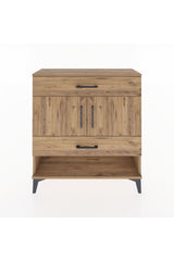 Arges Şifonyer 2 Raflı 2 Çekmeceli 2 Kapaklı 88x30x96