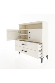 Arges Şifonyer 3 Raflı 2 Çekmeceli 2 Kapaklı 88x30x96 - S04M039V1A
