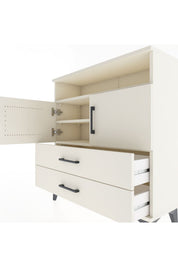 Arges Şifonyer 3 Raflı 2 Çekmeceli 2 Kapaklı 88x30x96 - S04M039V1A